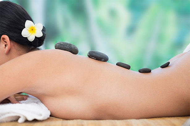 Hot stone massage